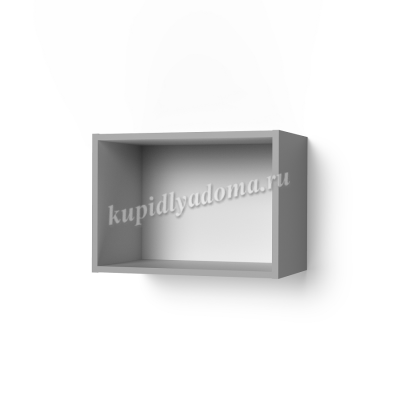 Шкаф верхний со стеклом ШВС 500Х кухня Контемп (Дуб сонома/Графит)