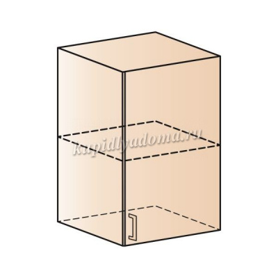 Шкаф верхний ШВ 500 Кухня Ксения (Бордо глянец)