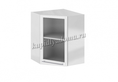Шкаф верхний ШВУС 550 Кухня Ксения (Белый глянец)