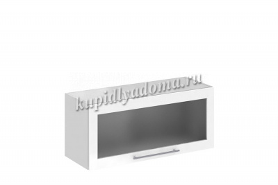 Шкаф верхний ШВГС 600 Кухня Ксения (Белый глянец)