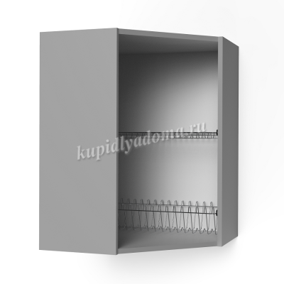 Шкаф верхний угловой сушка ШСУ кухня Контемп (Дуб сонома/Графит)