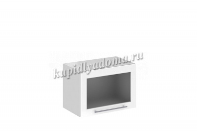 Шкаф верхний ШВГС 500 Кухня Ксения (Белый глянец)