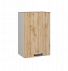 Шкаф верхний ШВ 450 Кухня Лофт (Фон серый/Дуб Вотан)