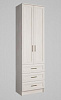 Шкаф комбинированный Принцесса ПРН -12 3 ящика (Ясень анкор белый) АКЦИЯ