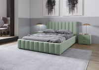 Кровать интерьерная Нега 1,6 м Светло-зеленый